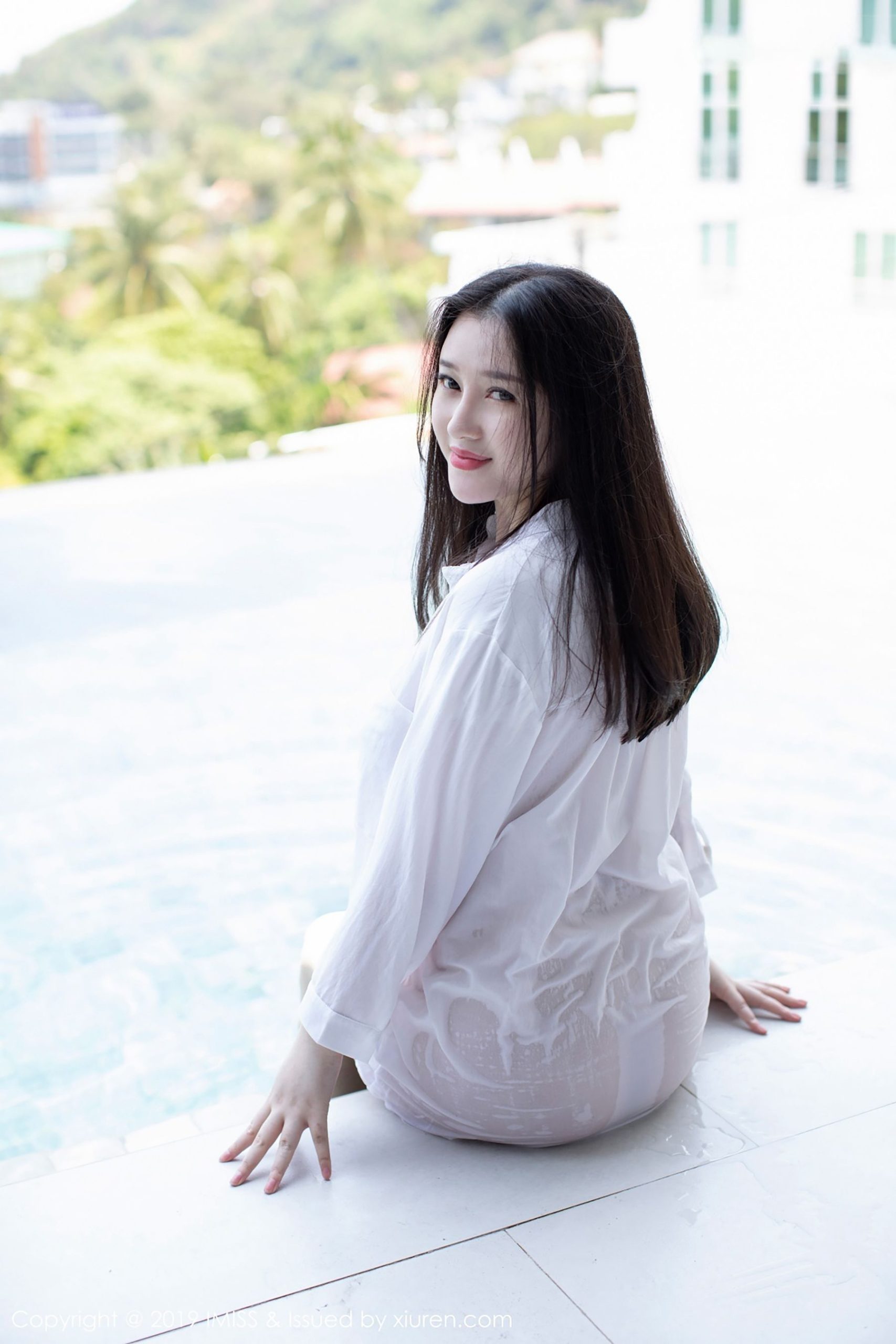 Enyi "Black Silk and Shirt Wet Body Series" [爱蜜社IMiss] Vol.335